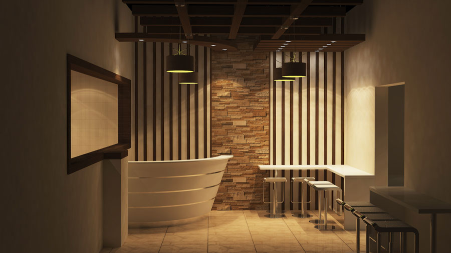 Low Coast Restaurant Interior Design in Dubai